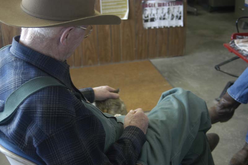 Dr. John and Guard Cat